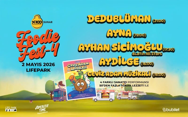 Yüzdeyüz Müzik Sunar: FoodieFest 4