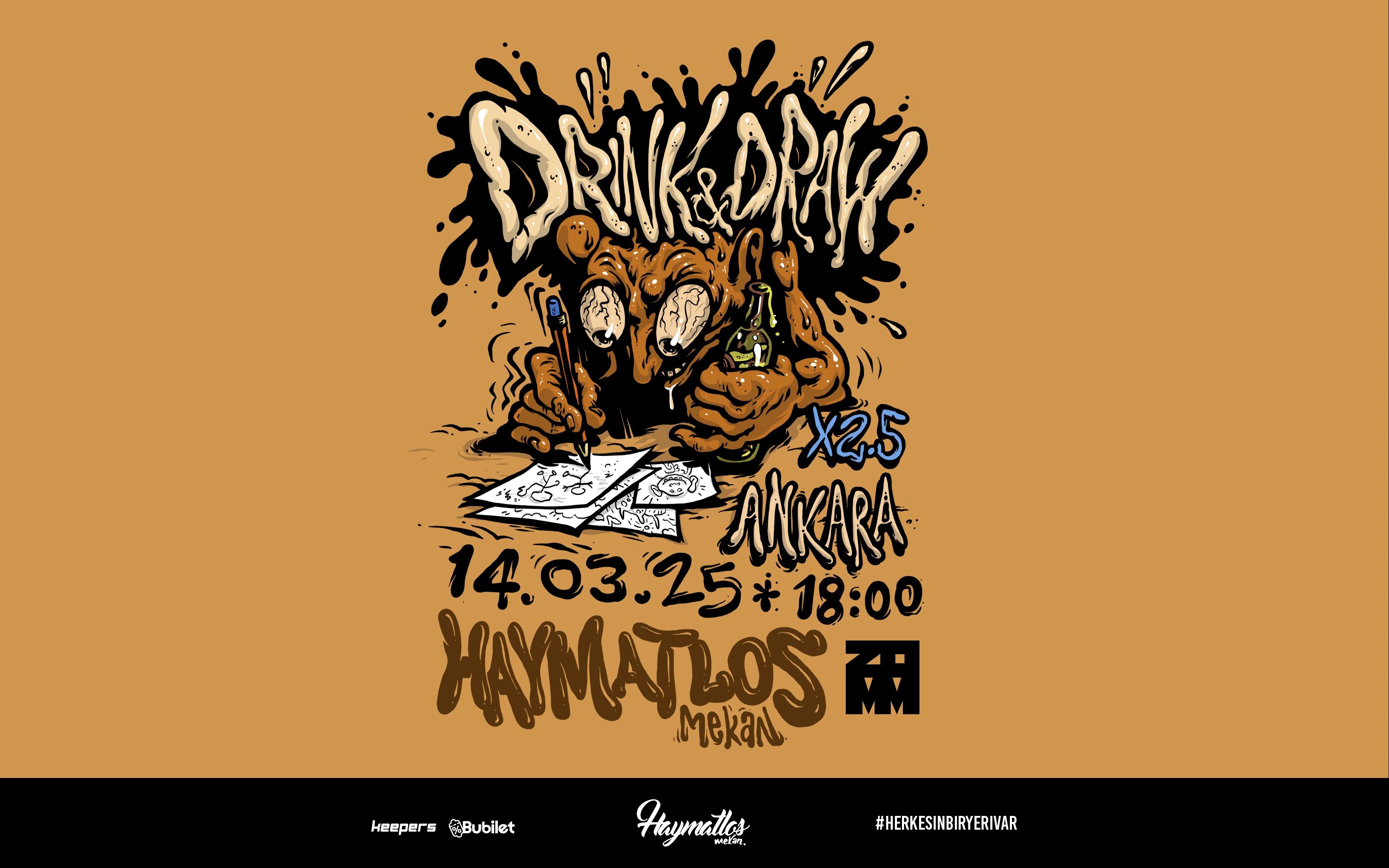 Zomm Presents: DnD x2,5; Drink & Draw
