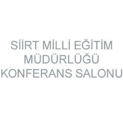 Siirt Milli Eğitim Konferans Salonu mekan logosu