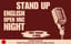 Stand up Comedy Open Mic poster