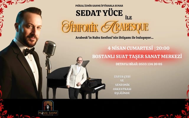 Sedat Yüce Senfonik Arabesque Konseri Afiş