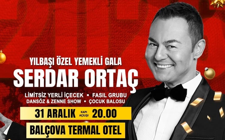 Serdar Ortaç Yılbaşı Özel Yemekli Gala Konseri