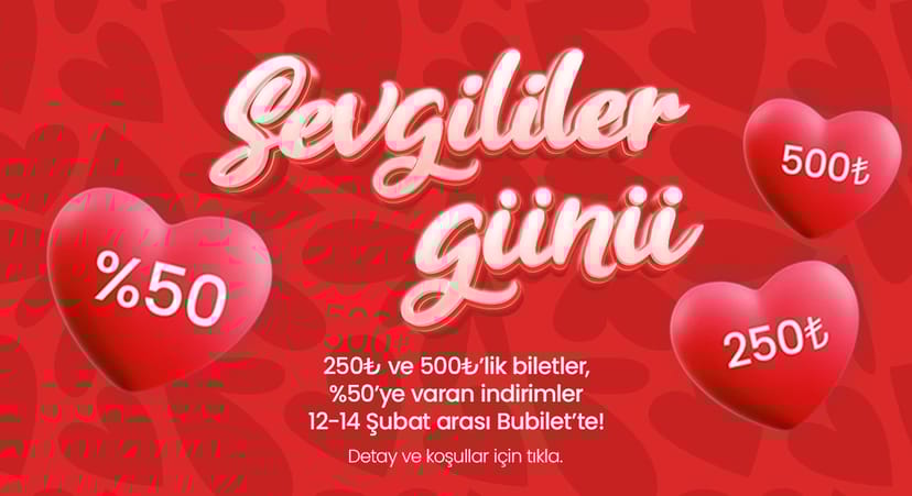 Sevgililer Günü Hediyesi Bubilet'ten!