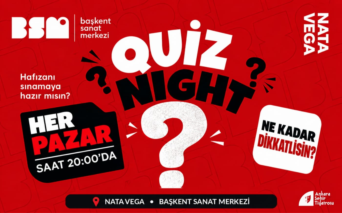Başkent Sanat Merkezi - Quiz Night