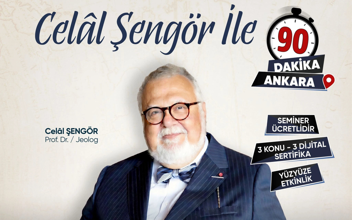 Celal Şengör ile 90 Dakika – Ankara