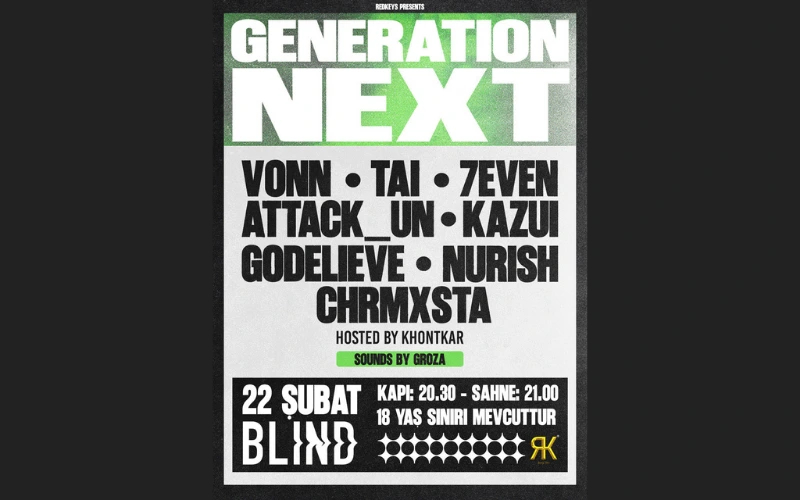HOSTED BY KHONTKAR: GENERATION NEXT COMPILATION PARTY İstanbul