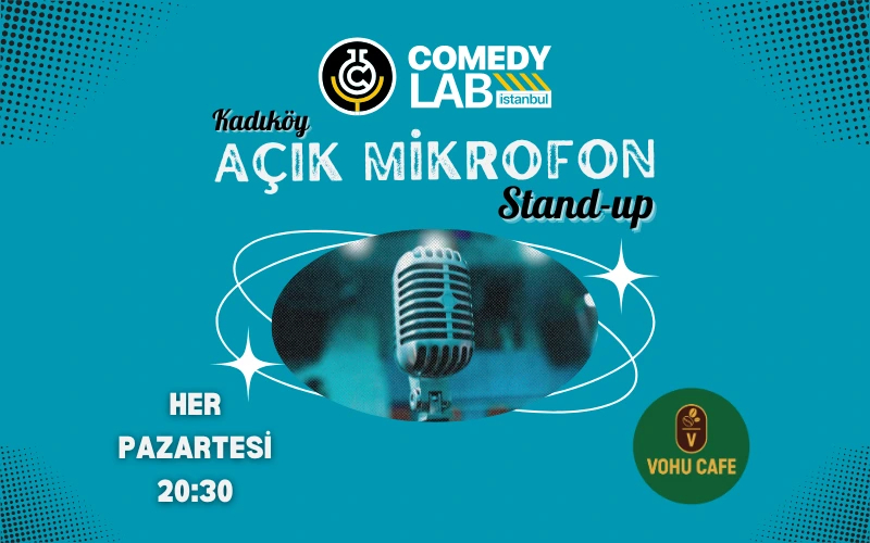 Kadıköy Açık Mikrofon Stand-up – Comedy Lab Istanbul