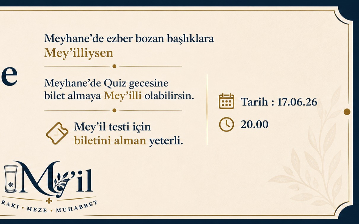 Meyhane’de Quiz