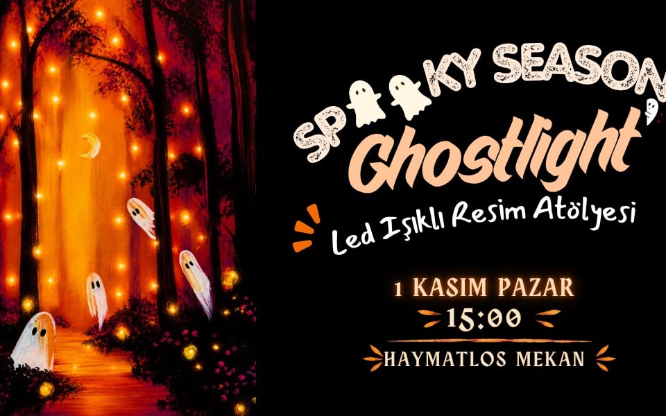 Spooky Ghostlight: LED Işıklı Resim Atölyesi