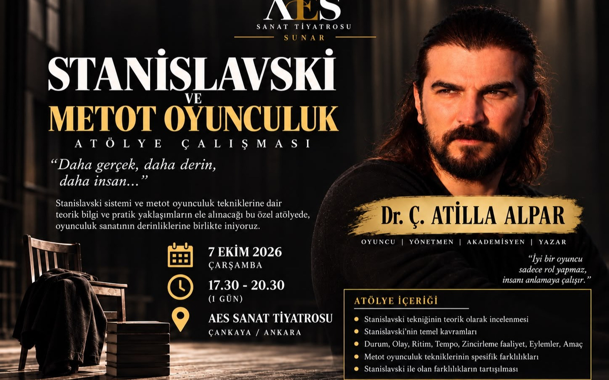 Stanislavski ve Metot Oyunculuk Atölye Çalışması
