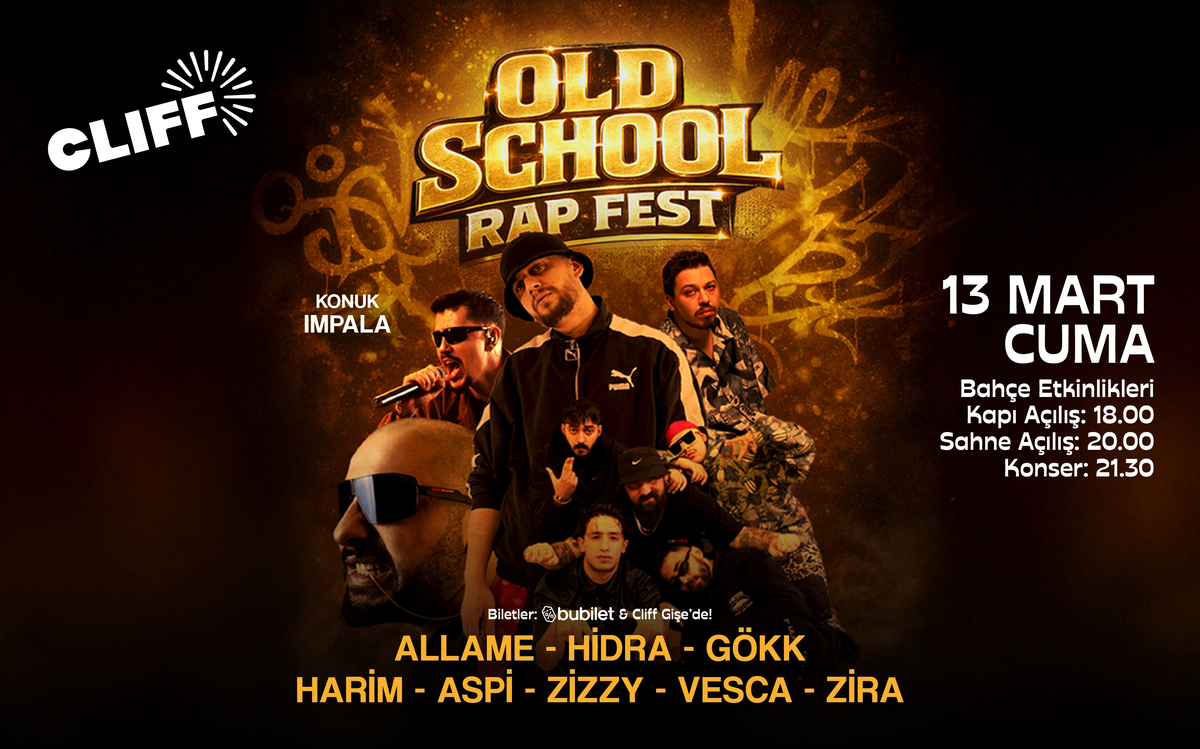 The Old School Rap Fest İzmir biletleri | Bubilet