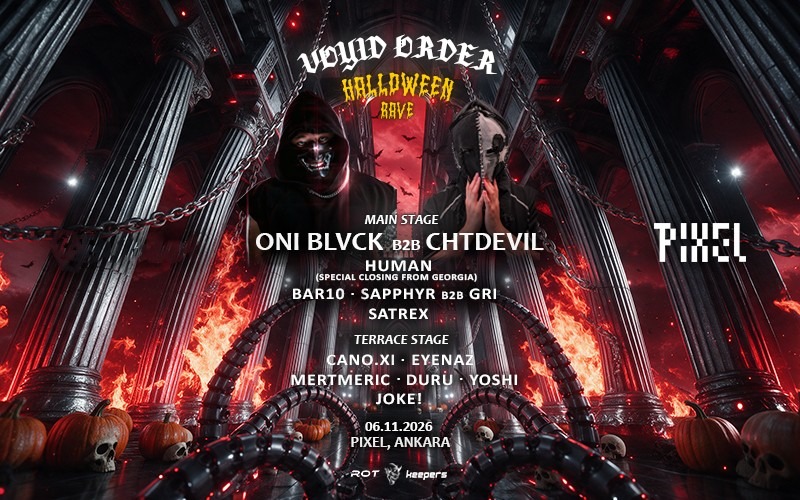 VOYID ORDER: Special Halloween Rave - On! BLVCK B2B CHTDEVIL