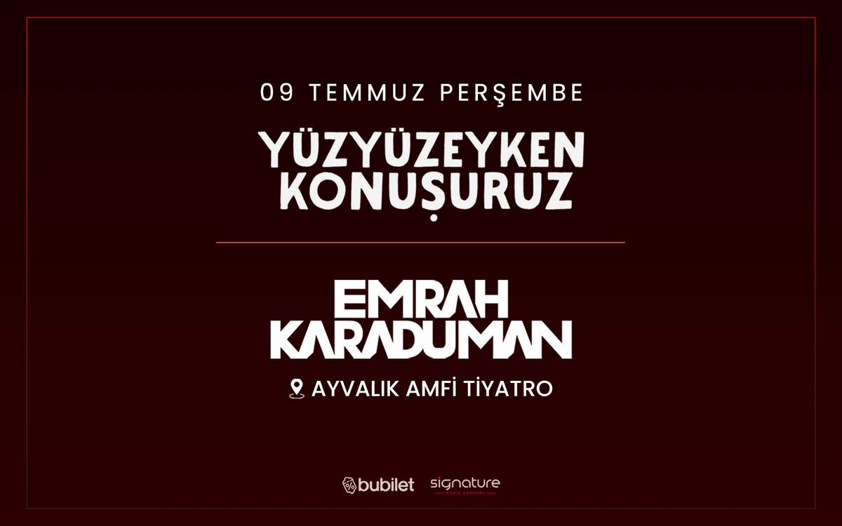 Yüzyüzeyken Konuşuruz – Emrah Karaduman