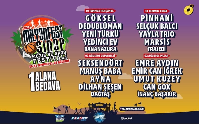 Milyonfest Sinop - 2026