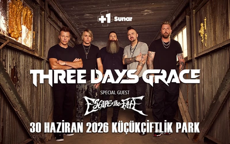 +1 Sunar: Three Days Grace, Escape the Fate