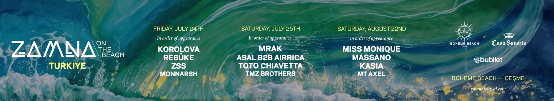 Boheme Beach x ZAMNA On The Beach