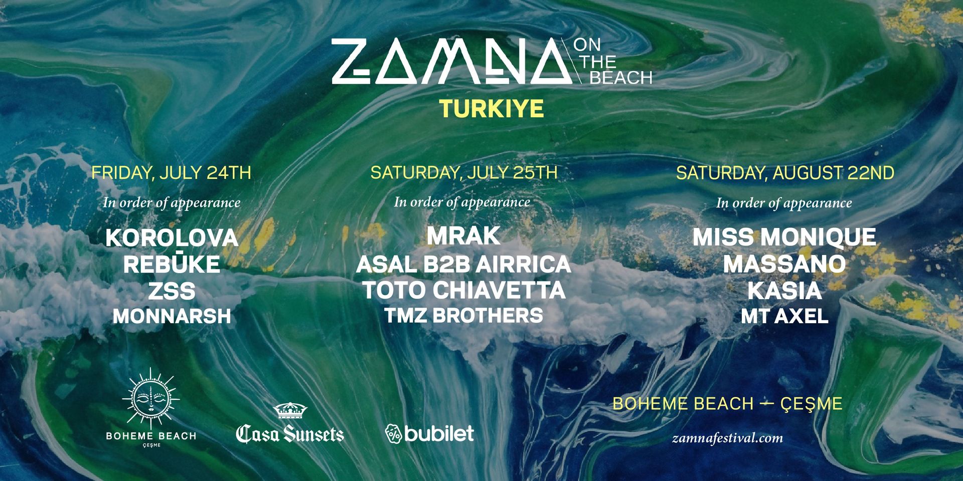 Boheme Beach x ZAMNA On The Beach