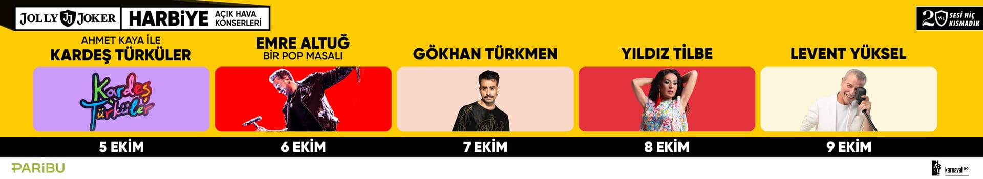Jolly Joker Harbiye Açık Hava Konserleri