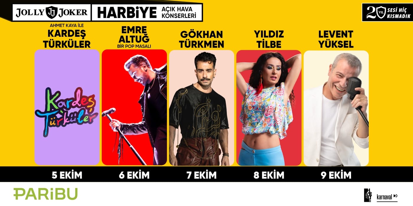 Jolly Joker Harbiye Açık Hava Konserleri