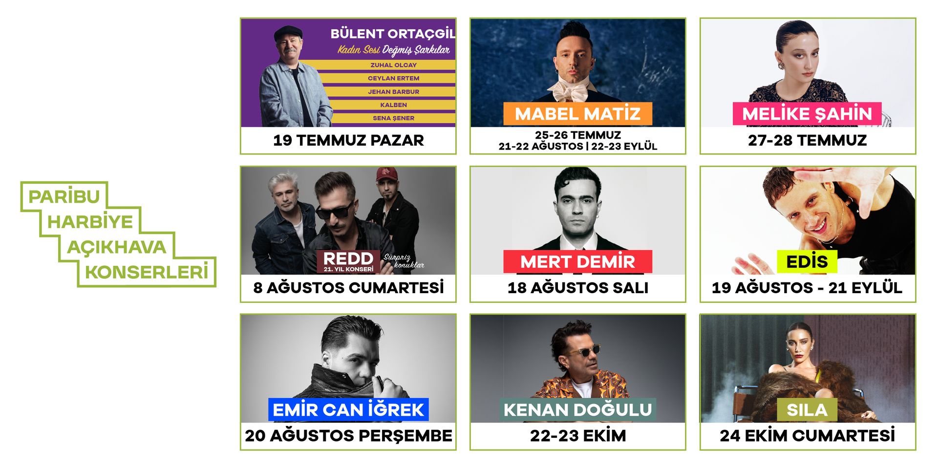 Paribu Harbiye Açıkhava Konserleri