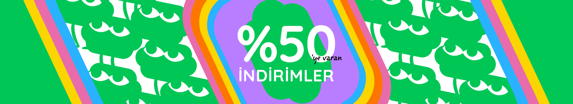 %50'ye Varan İndirimler