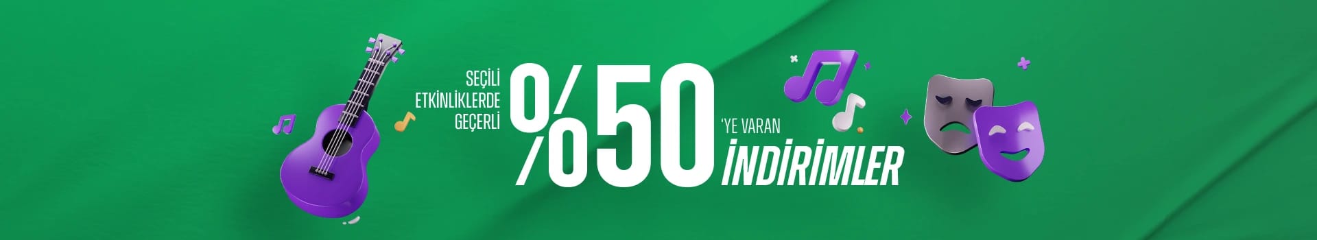 %50'ye Varan İndirimler