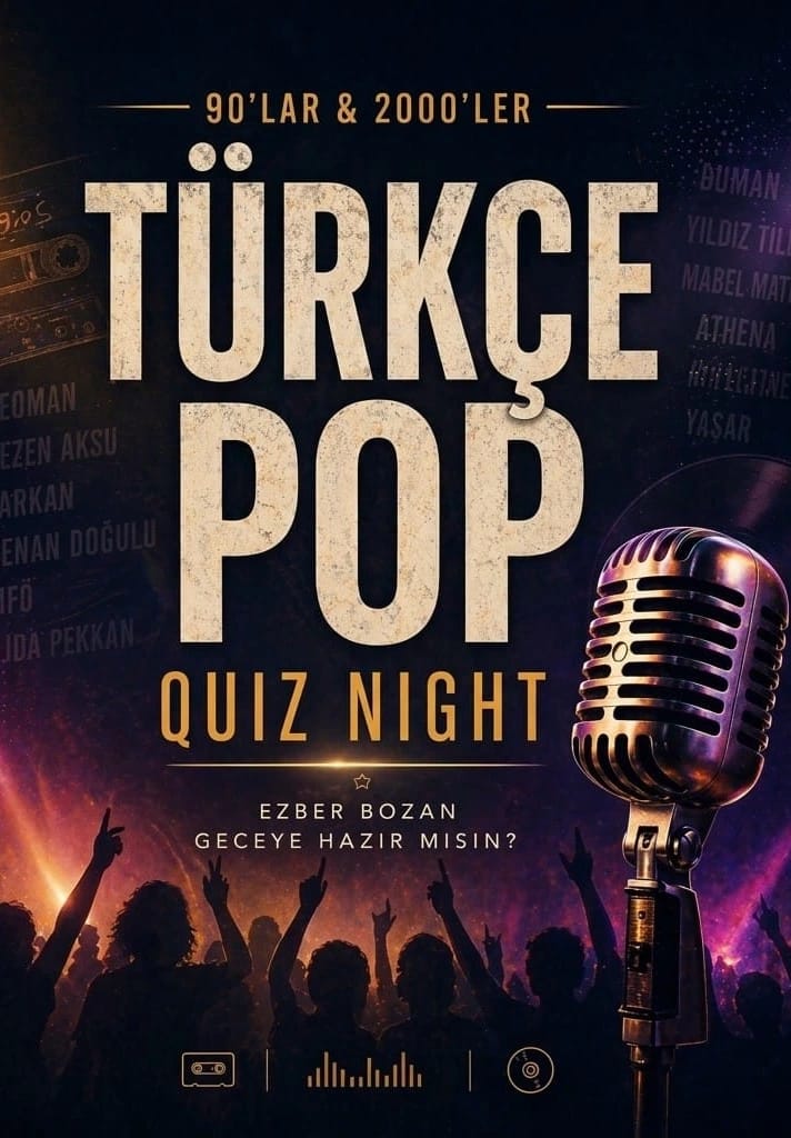  90'lar 2000'ler Türkçe Pop Quiz Night