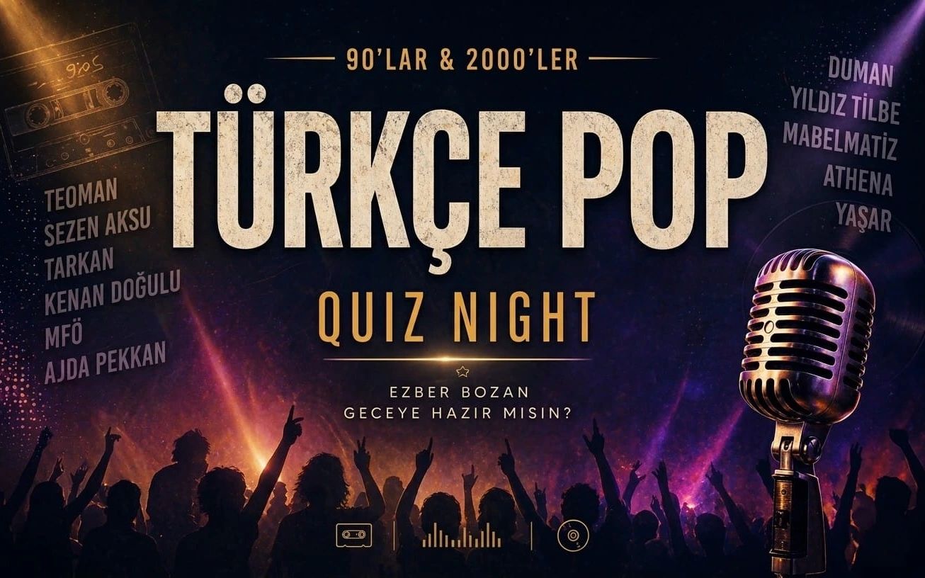  90'lar 2000'ler Türkçe Pop Quiz Night