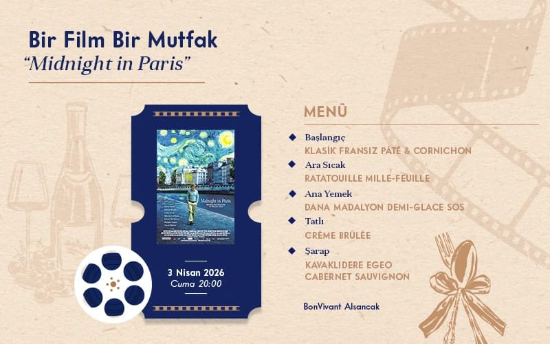  Bir Film Bir Mutfak – Midnight in Paris