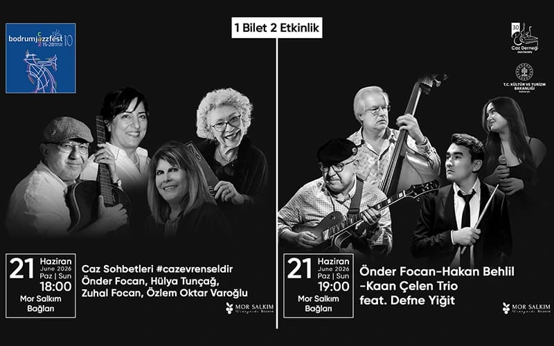 1 Bilet 2 Etkinlik: Caz Sohbetleri ve Önder Focan, Hakan Behlil & Kaan Çelen Trio