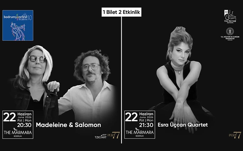 1 Bilet 2 Etkinlik: Madeleine & Salomon | Esra Üçcan Quartet