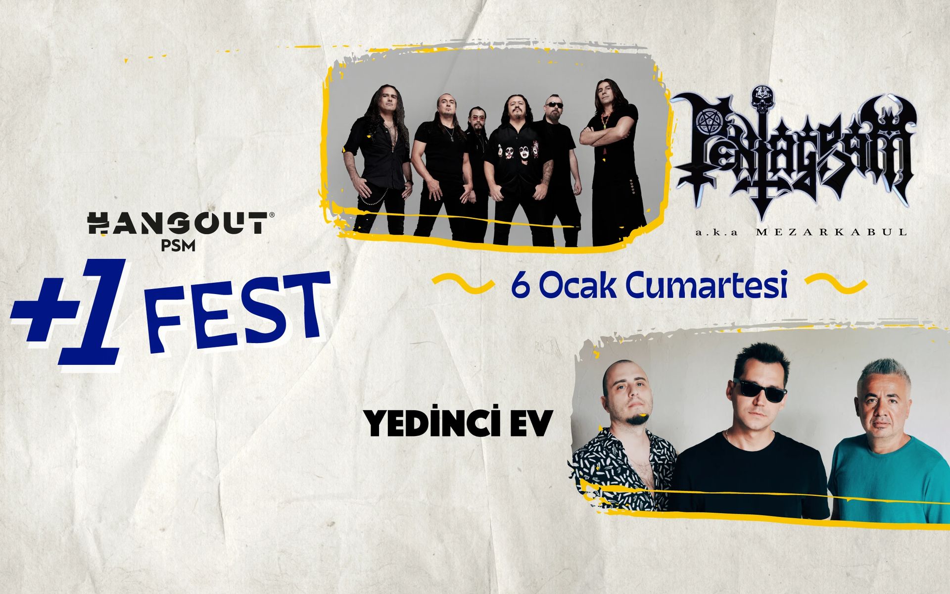 +1 Fest: Pentagram + Yedinci Ev