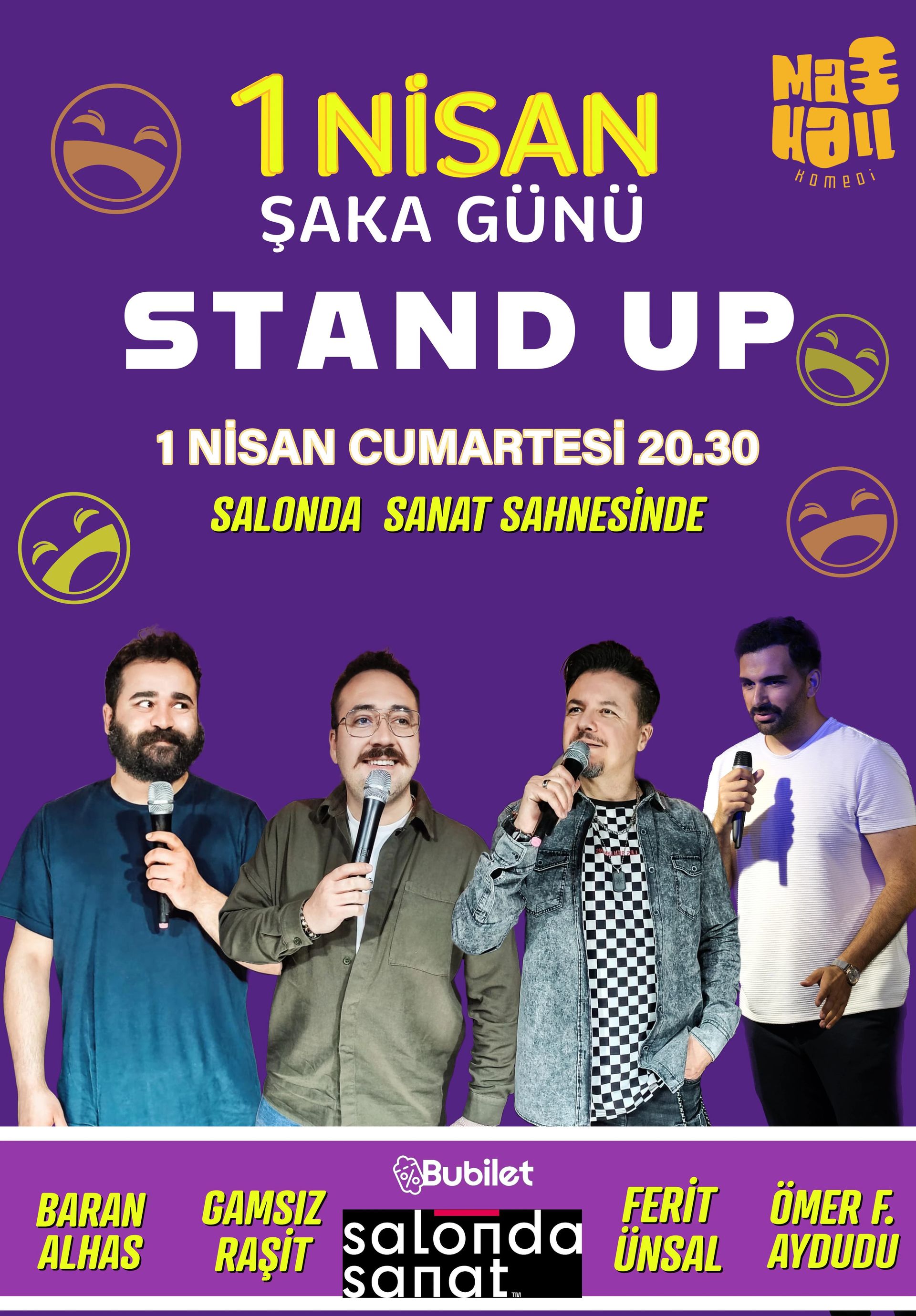 1 Nisan Stand Up Şaka Gecesi