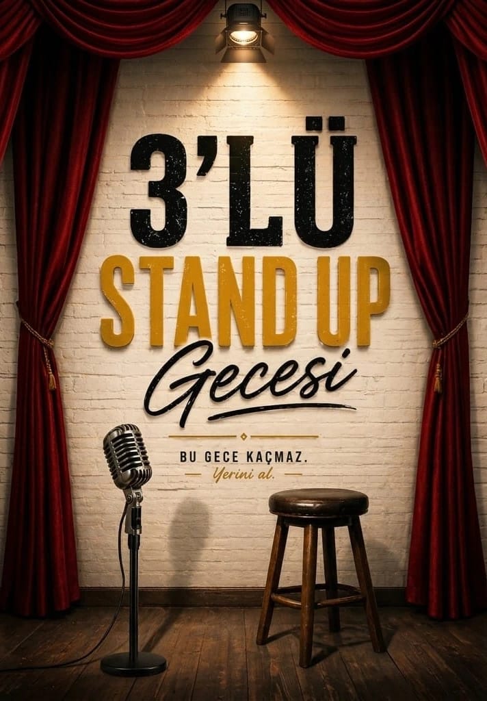 3'lü Stand Up Gecesi