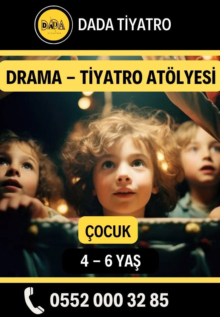 7-12 Yaş Yaratıcı Drama - Oyunculuk - Tiyatro Atölyesi