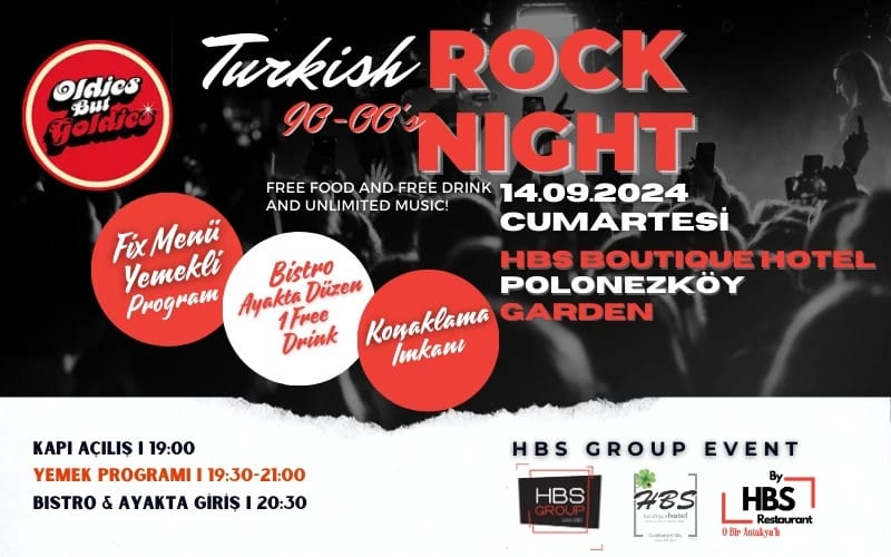 90-00's Türkçe Rock Night