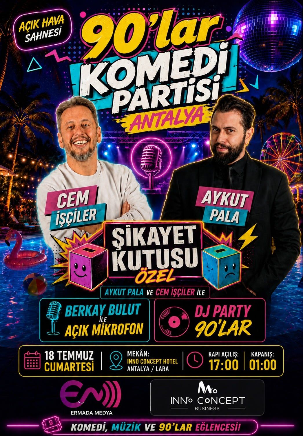 90’lar Komedi Partisi Antalya