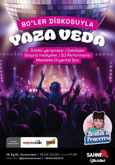80'ler Diskosuyla Yaza Veda