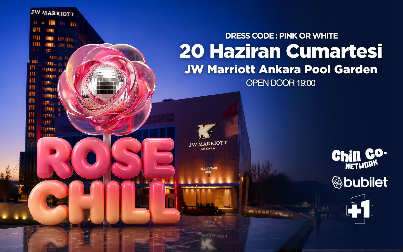 A Rose Chill Experience | JW MARRIOTT ROOFTOP