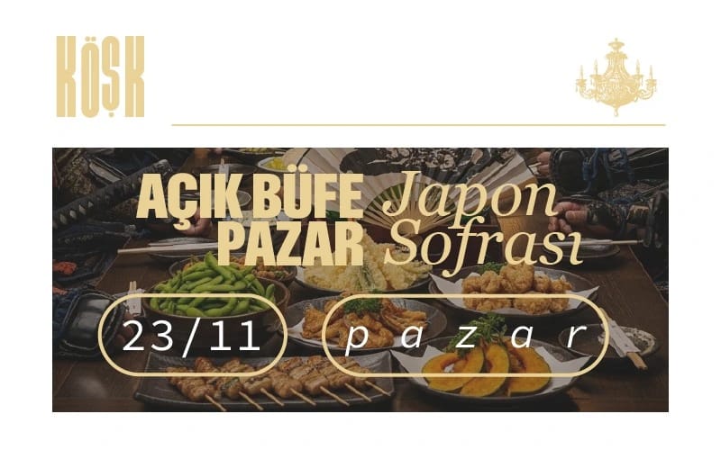 Açık Büfe Pazar: Japon Sofrası