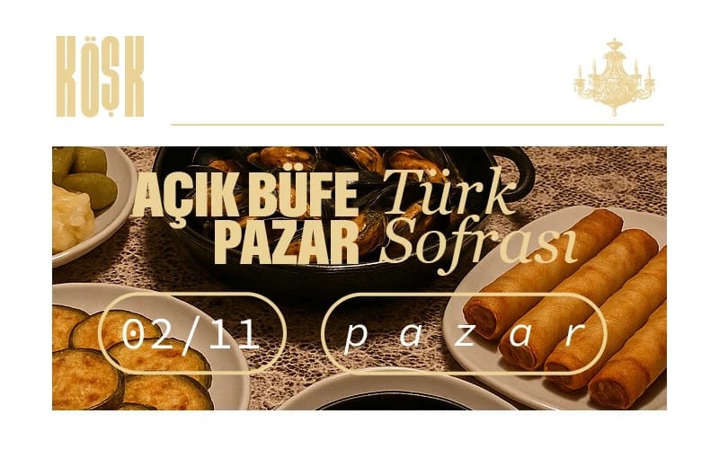 Açık Büfe Pazar: Türk Sofrası
