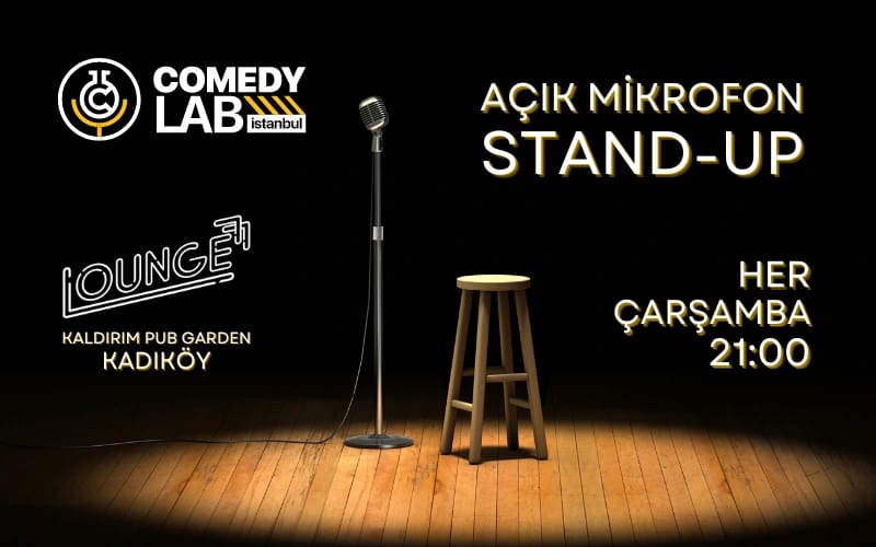 Açık Mikrofon Stand-up - Comedy Lab Istanbul