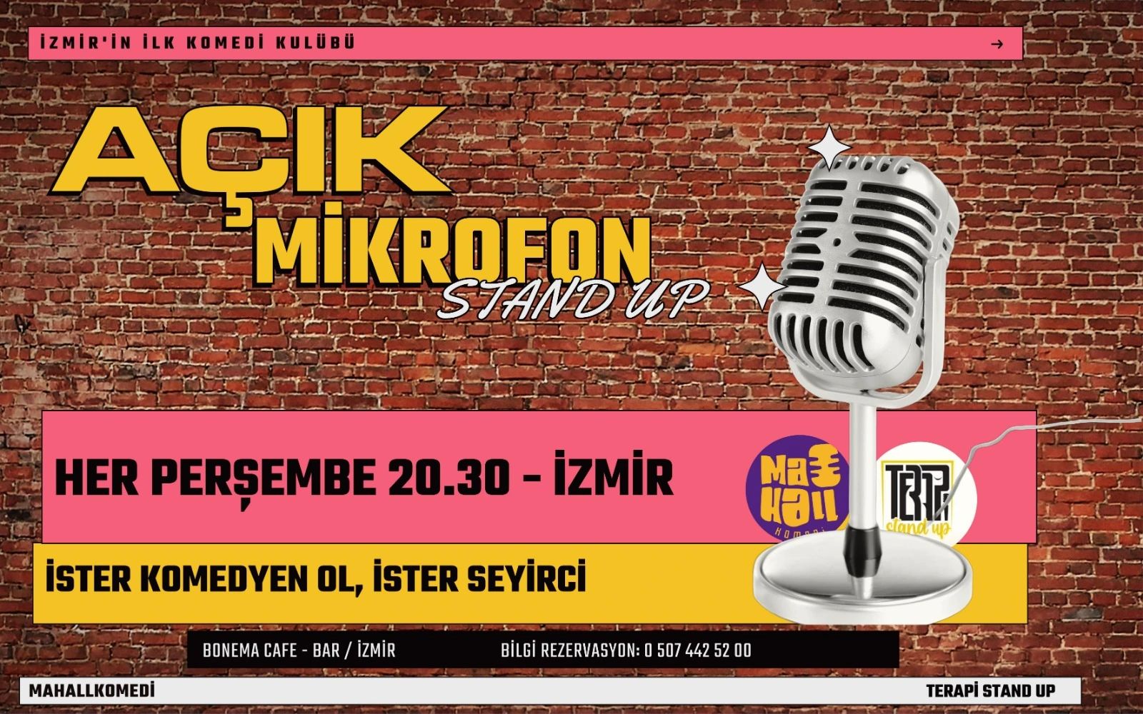 Açık Mikrofon Stand Up Gecesi