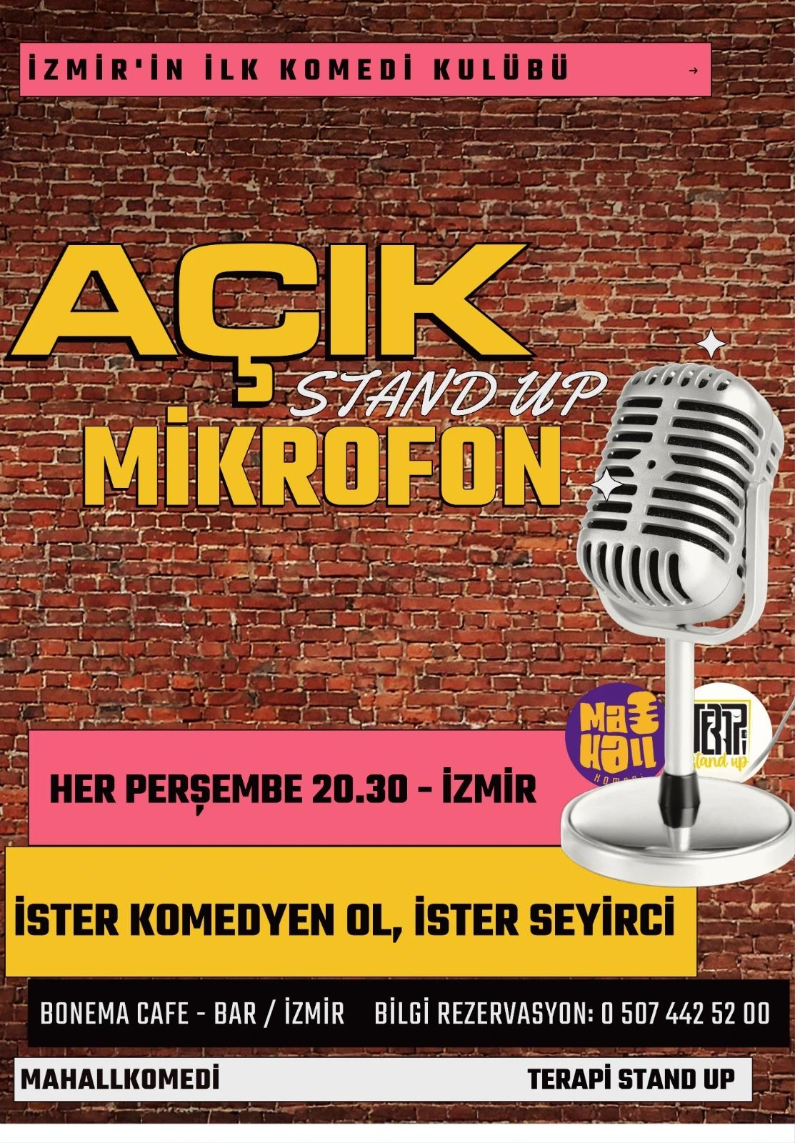 Açık Mikrofon Stand Up Gecesi