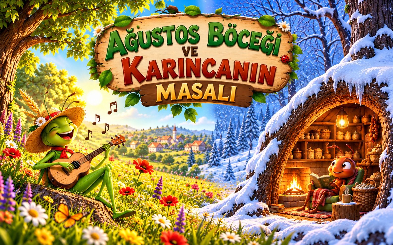 Ağustos Böceği Ve Karınca Oyunu