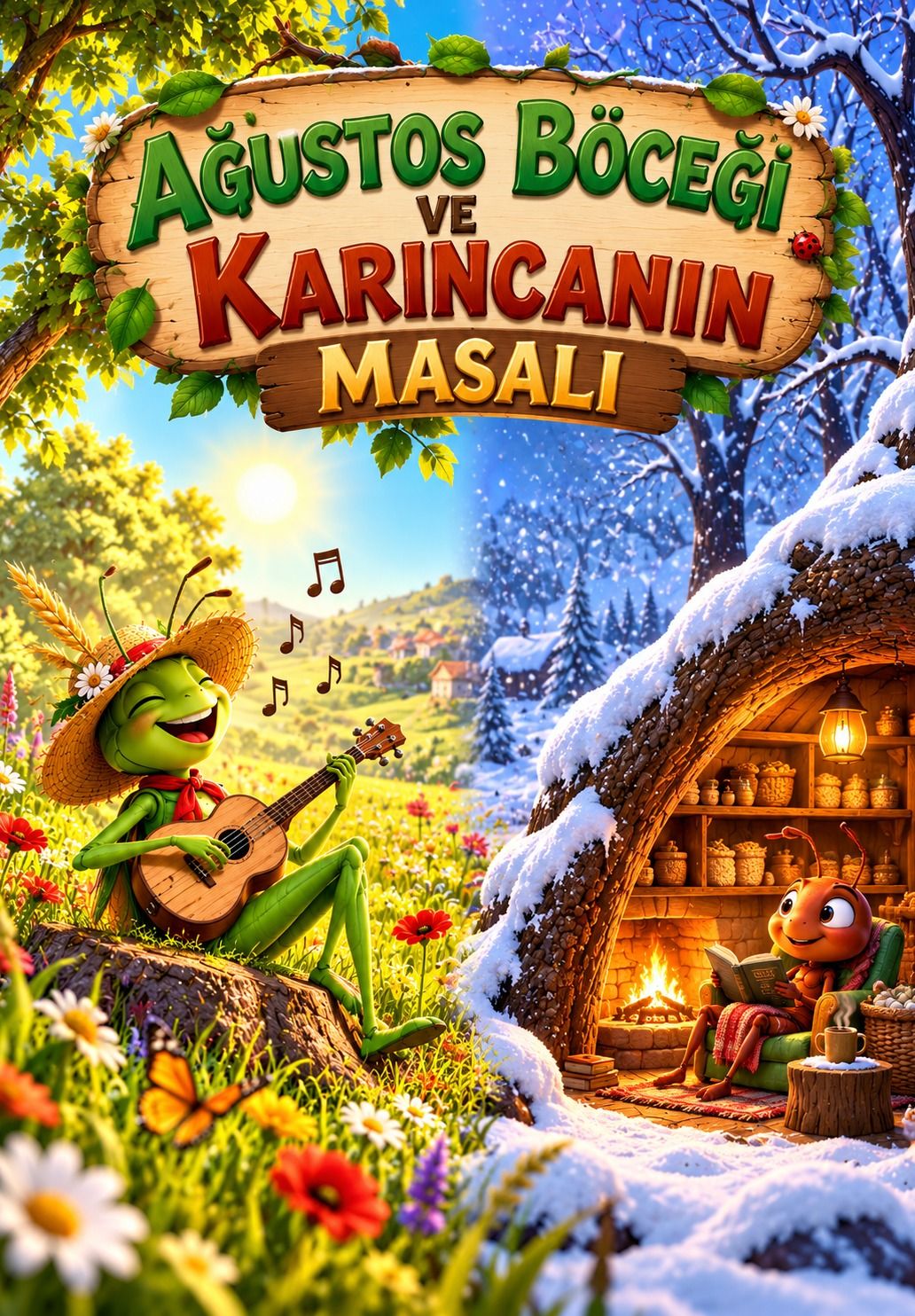 Ağustos Böceği Ve Karınca Oyunu