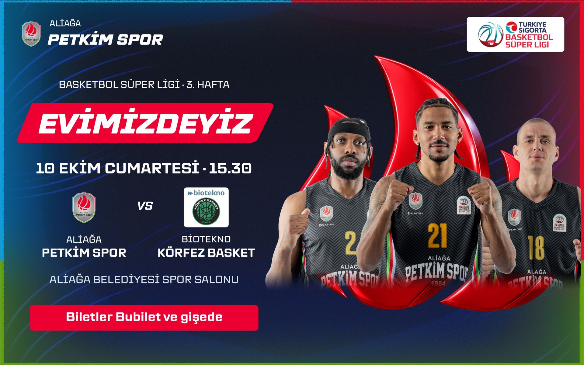 Aliağa Petkim Spor - Biotekno Körfez Basket