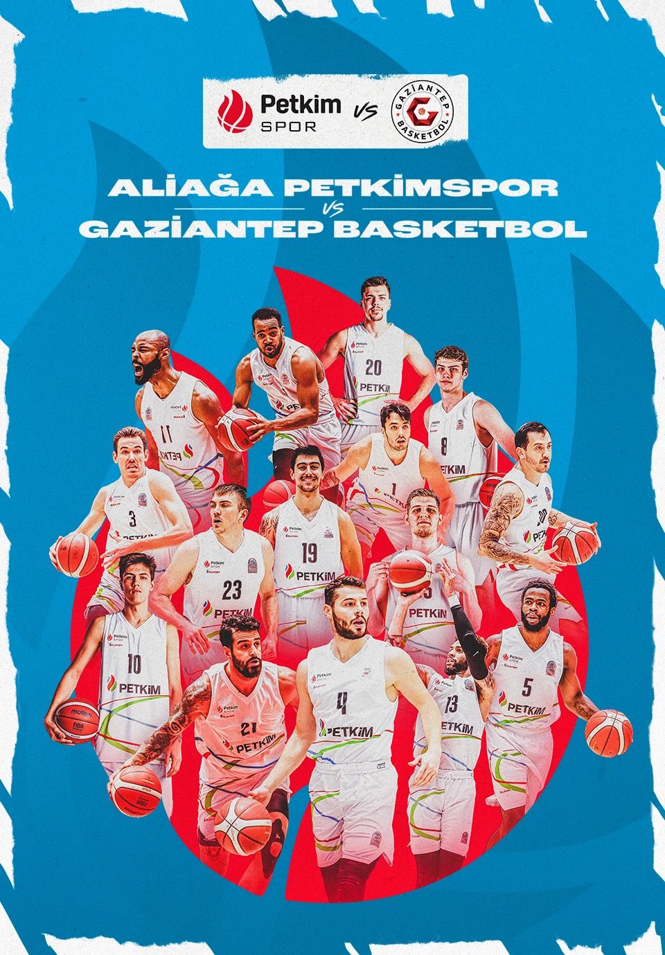 Aliağa Petkim Spor - Gaziantep Basketbol Müsabakası