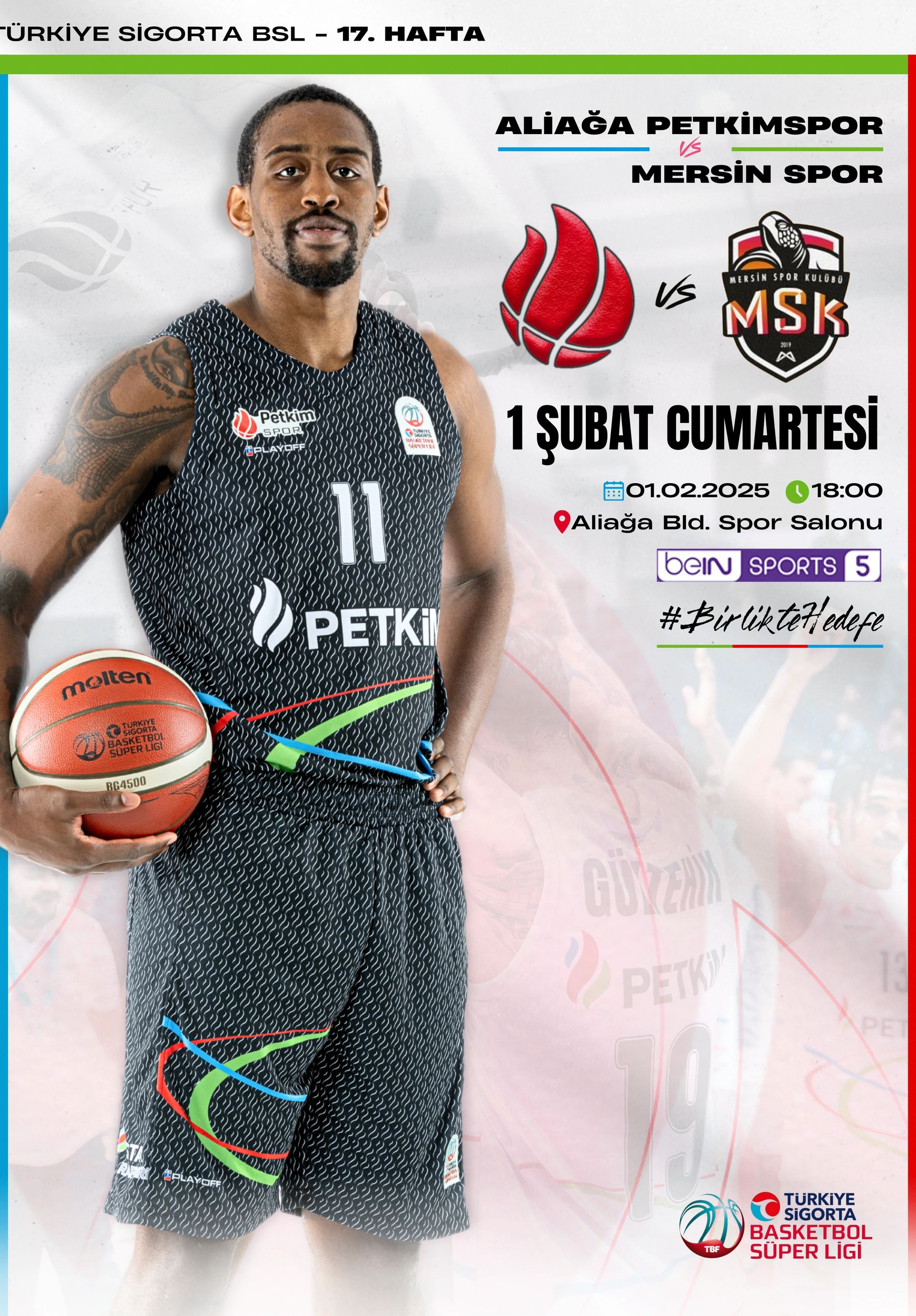 Aliağa Petkimspor - Mersin Spor Müsabakası