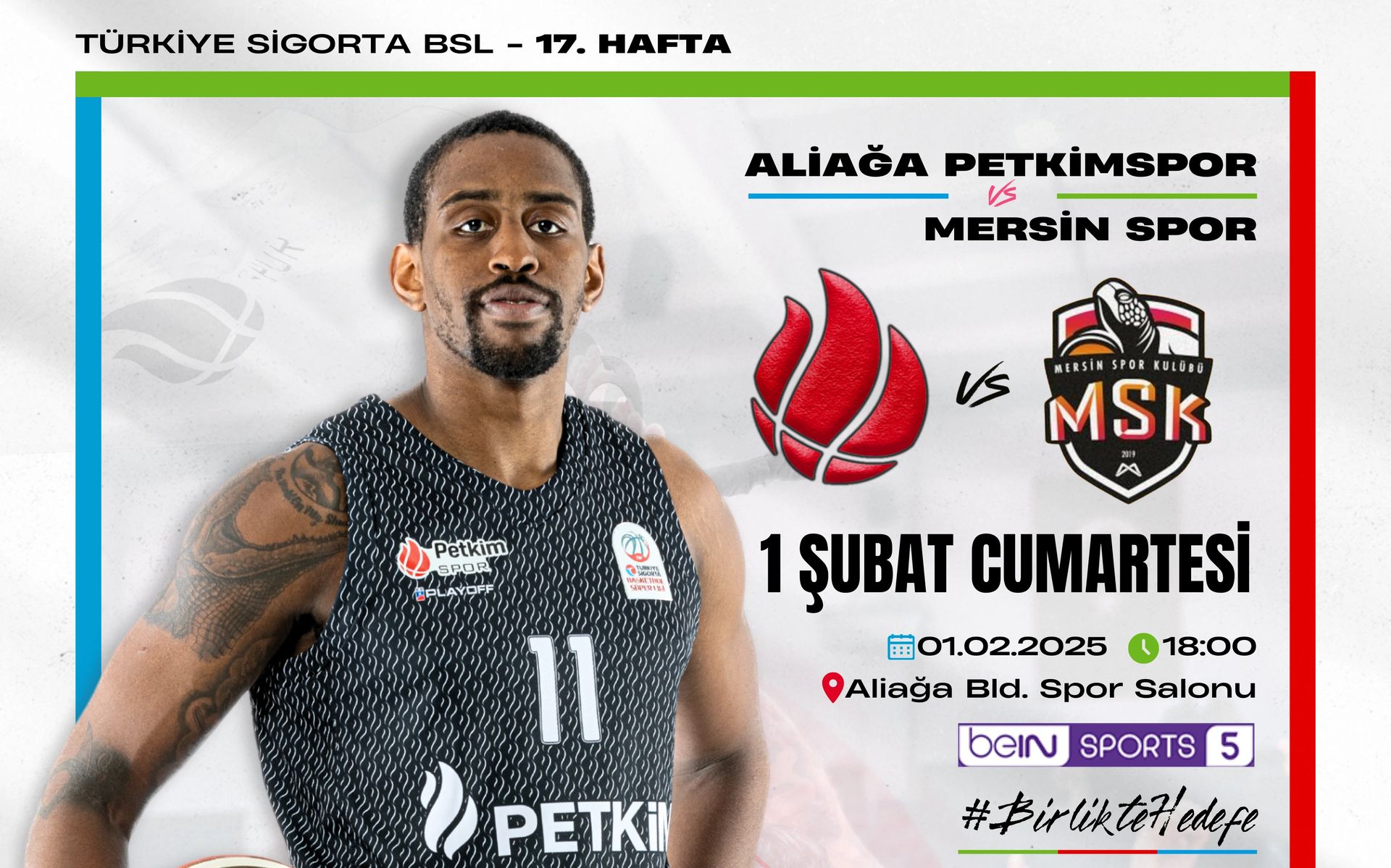 Aliağa Petkimspor - Mersin Spor Müsabakası